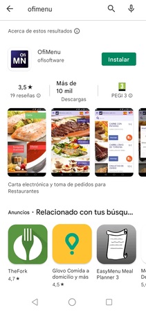 Ofimenu App